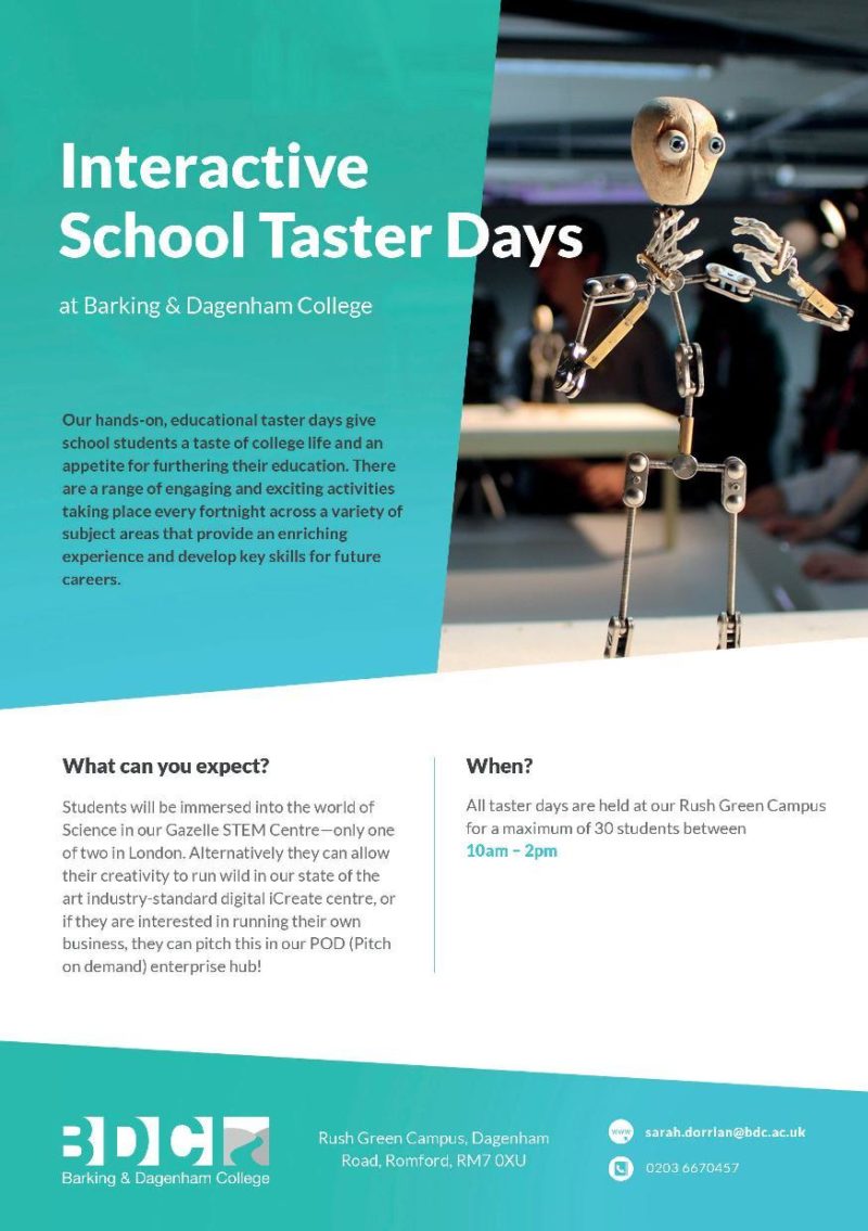 School Tasters FLYER page 001
